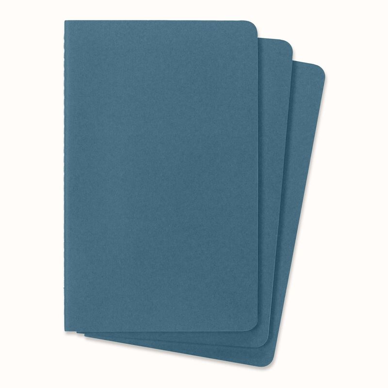Moleskine Cahier Journals Large Ruled Brisk Blue image number 1